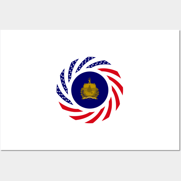 Vermont Murican Patriot Flag Series Wall Art by Village Values